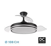 Ventilador bayomo 72w 7200lm negro 3 aspas desp. 32 - 47x49 - 108d.3 c