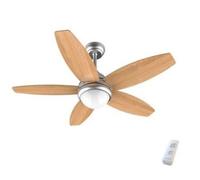 Cecotec Ventilador de techo EnergySilence Aero 5290 Stone Pro, 35 W, motor DC, 52", luz LED, grafito