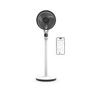 Ventilador circulador de aire de pie Meaco MeacoFan Sefte 10 PRO, con batería y app, silencioso, portátil, 12 velocidades, oscilación automática, blanco - Nuevo
