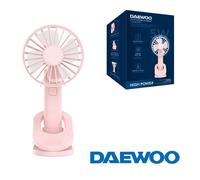 Ventilador de Mano Daewoo DW9017/ 3 velocidades