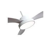 Ventilador Dc Hayate 48w 4080lm Blanco 3 Asp 39/54x120x120cm 3000-4000-6000k C/remoto, Memoria Y Temporizador