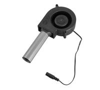 Ventilador de 12 V con salida de conducto de acero inoxidable adecuado para arranque de barbacoa y disipación de calor, grandes flujos de aire de 35 CFM
