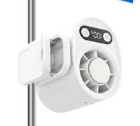 Ventilador de abrazadera | Mini ventilador de refrigeración ajustable | Ventilador de clip portátil de 100 velocidades, circulador de aire silencioso, adecuado para mujeres, niños, personas mayores