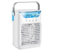 Ventilador De Aire Acondicionado Portátil: Con Puerto USB, Rociador De Agua