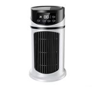 Ventilador de aire acondicionado portátil USB con humidificador, control de pantalla táctil de 6 niveles, funcionamiento silencioso, tanque de agua de 300 ml para refrigeración e hidratación del aire