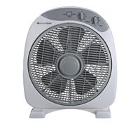 Ventilador de Caja Melchioni Family MF2412BF 30 cm, 3 Velocidades, Temporizador 60 Min, 40 W, Color Gris Claro/Oscuro