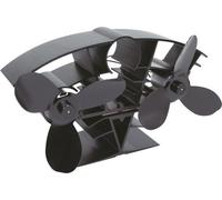 Ventilador de calefacción para estufas de leña, funcionamiento silencioso y circulación de aire caliente