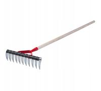 KADAX Aireador de césped manual para jardín, césped, musgo, accesorios de jardín, herramientas de metal, rastrillo de corte, cultivador, aireador de césped, escarificador de mano (unilateral, con