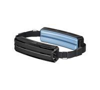 Ventilador de Cintura de Hielo, Recargable por USB, para Verano, Ideal para Correr, Granjas, Viajes, Deportes, Pesca, Color Negro.
