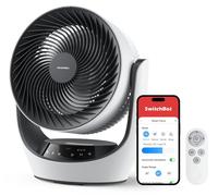 Ventilador de circulación, ventilador de mesa USB, 24 dB, 4 niveles de velocidad, temporizador