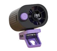 Ventilador de clip ajustable, silencioso, sin aspas, recargable por USB | Miniventilador eléctrico inteligente para SUV, sedán, RV, furgoneta, camioneta, oficina, viajes, hogar