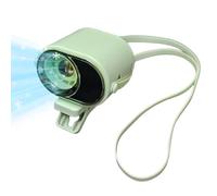 Ventilador de clip recargable portátil silencioso con pantalla digital | Potente refrigerador mini ventilador para casa, dormitorio, oficina, exterior, cochecito, camping, viaje, tienda, playa