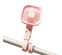 Ventilador de cochecito portátil de refrigeración plegable de silicona | Ventiladores Personales de Mano para Asientos de Auto Cunas de Bebé Patinetes Niño Camping Carrito Golf