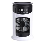 Ventilador de enfriador de aire USB - Ventilador personal de 6 velocidades, ventilador de torre silencioso en el escritorio, dispositivo de enfriamiento portátil, circulador de aire de ahorro de