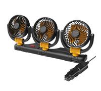 Ventilador de enfriamiento para vehículos - ventilador silencioso para cabina, enfriador giratorio de 360º | 1,35 m ventilador para asiento trasero del coche, dispositivo eficiente de elevación de