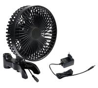 Ventilador de enfriamiento por evaporación, alta circulación de aire (320 CFM), velocidad del viento ajustable, clip para el ventilador