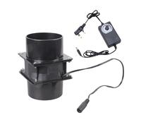 Ventilador de escape de aire de 80 mm, 12 V, 6300 rpm, juego de extractor de aire para calefacción, dormitorio, baño, cocina