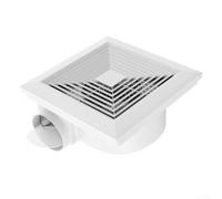Ventilador de escape de techo CC sin escobillas de ahorro de energía con flujo de aire de 110 CFM para intercambio de aire de baño, cocina y guardarropa (8 pulgadas)