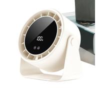 Ventilador de escritorio - 17 cm ABS PC, control táctil portátil Quiet Cooling, Long Lasting Power Silent | Perfect for Hand Travel Outdoor Office Room Camping, Personal Cooling Comfort Airflow Use