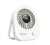 Ventilador De Escritorio Para Oficina Ajustable 180° De Mano Personal Con | Ventilador De Escritorio Pequeño Portátil Eléctrico Para Hogar Oficina Dormitorio Viaje Playa