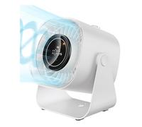 Ventilador de Escritorio, Portátil y Silencioso, Circulador de Aire de 5000 MAh con 100 Velocidades, Inclinación Ajustable A 220° y Pantalla Digital.