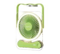 Ventilador de escritorio recargable, enfriador alimentado por USB | Ventilador de escritorio recargable, enfriador alimentado por USB, circulador de aire portátil, estructura ligera
