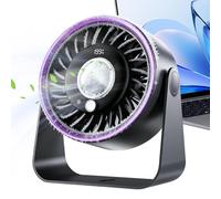 Ventilador de escritorio Refrigerador recargable silencioso portátil | Pequeño ventilador para mesa para casa dormitorio oficina mesa cama interior exterior camping