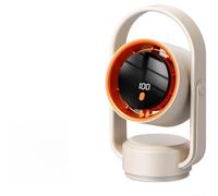 Ventilador de escritorio USB sin aspas con oscilación automática silenciosa | Seguridad sin cuchillas, oscilación automática de 60°, motor silencioso, alimentado por USB, uso en la oficina en casa