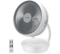 Ventilador de escritorio, ventilador eléctrico de refrigeración, ventilador oscilante para la circulación del aire, 20 dB, ventilador silencioso para dormitorios, de bajo consumo energético, potente t