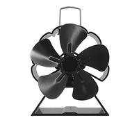 Ventilador de estufa de aleación de aluminio con silencio para | Aleación de aluminio, circulación silenciosa, aire caliente, ahorra eficientemente para el hogar