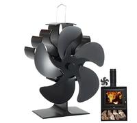 Ventilador de estufa de leña,Ventilador de estufa de pellets para el hogar - termoeléctrico para estufas de leña, quemadores de, accesorios para chimeneas