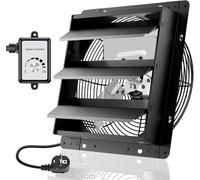 Ventilador de extracción HG Power con regulador de velocidad, ventilador de pared industrial con motor EC, 1650 m³/hora, regulable, ventilador de ventana de aluminio para [aplicación específica, si se