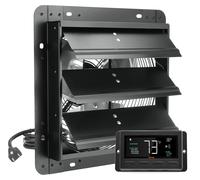 Ventilador de extracción VEVOR, 305 mm, con regulador de temperatura y humedad, motor EC, 904 CFM, ventilador de pared con control de velocidad variable, para montaje en pared, ventilación y refrigera