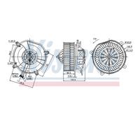 Ventilador de habitáculo NISSENS 87103