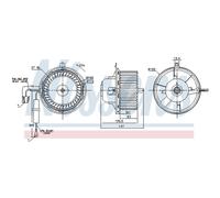 Ventilador de habitáculo NISSENS 87404
