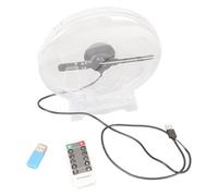 Ventilador de Holograma 3D, Pantalla Holográfica 3D WiFi de Ojo Desnudo 1080x160, Pantalla Publicitaria de de Ventilador de 80 LED, para Carteles de Tiendas