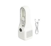 Ventilador de humidificación - Carga tipo C, 1500 mAh, diseño silencioso, ventilador de refrigeración sin cuchilla, 6 niveles de flujo de aire, humidificador de mesa | Adecuado para oficina