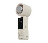 Ventilador de mano con batería Verbatim Cool'n'Go Ice Touch Pro (blanco/plata)