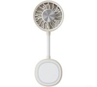 Ventilador de Mano con Función de Hielo para Enfriamiento para rápido(Light Yellow)