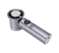 Ventilador de Mano con Refrigeración por Hielo, Compacto y Liviano, Potente Flujo de Aire de 5 Velocidades para Actividades Al Aire Libre y Uso en la Oficina, Recargable por USB, 1 Unidad