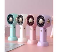 Ventilador de mano FGNS, Batería Lition ventilador portátil, Mini ventilador recargable USB, Ventilador personal a batería con 3 velocidades para oficina,exteriores, escuela, trabajo, camping,etc.