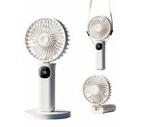 Ventilador de mano, mini ventilador 4 en 1 con batería de 1800 mAh