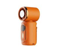 Ventilador de mano pequeño con rotación de 180 grados | Ventilador eléctrico pequeño de carga USB para niños, adultos, estudiantes, verano, viajes, coche, conducción, camping, playa