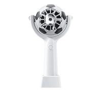 Ventilador de mano portátil, dispositivo de refrigeración recargable por USB, ventilador de 3.9 x 2.7 x 7.1 pulgadas con flujo de aire ajustable, mini soplador electrónico ABS, diseño compacto de