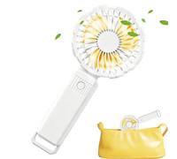 Ventilador De Mano Recargable USB Refrigerador Recargable 3 | Ventilador de mesa portátil para mujer hogar dormitorio oficina exterior