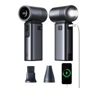 Ventilador de mano Ultra2, 9000 mAh, 100 niveles, batería externa de 18W, color gris