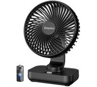 Ventilador de mesa, batería de 4000 mAh, ventilador USB oscilante automático