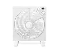 ventilador de mesa cuadrado 40w 3 velocidades con temporizador difusor rotativo 12 pulgadas,cm,fespu