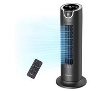Ventilador de mesa sin aspas, 16 pulgadas, color amarillo, motor de corriente continua de 12 W, 8 velocidades, con control remoto