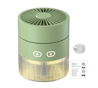 Ventilador de nebulizador portátil, pequeño ventilador recargable | Ventilador de nebulizador plegable y portátil,Ventiladores personales de diseño de bajo ruido con diseño de enfriamiento p